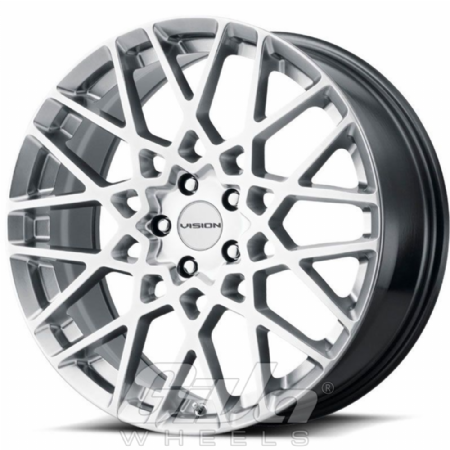 Vision Wheel 474 Recoil Hyper silver