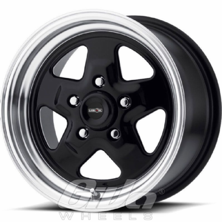 Vision Wheel 521 Nitro Black with polished lip