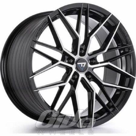 VLF Wheels VLF06 Black with polished face