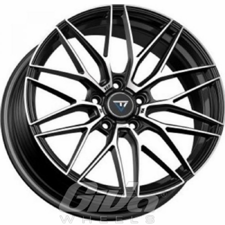 VLF Wheels VLF15 Black with polished face