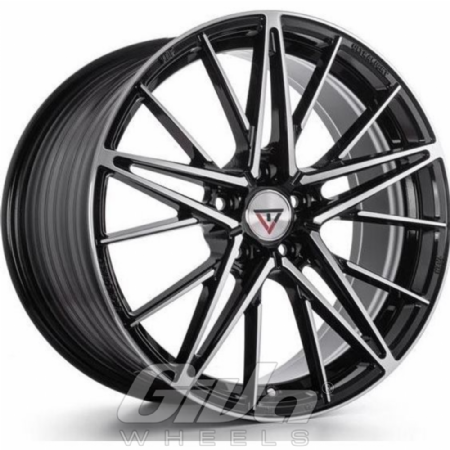 VLF Wheels VLF17 Black with polished face