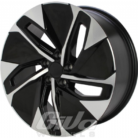 Volkswagen OEM Wheels 1N3601027A DEMO Black with polished face