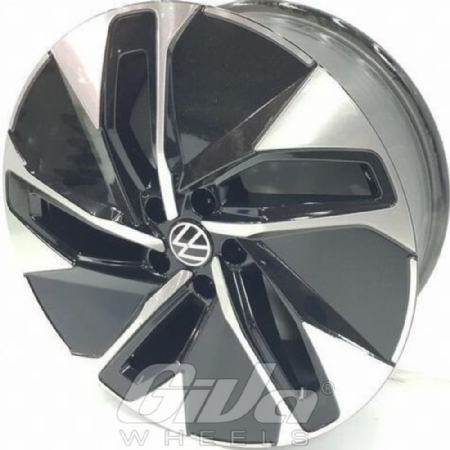 Volkswagen OEM Wheels 11A601025 DEMO Black with polished face