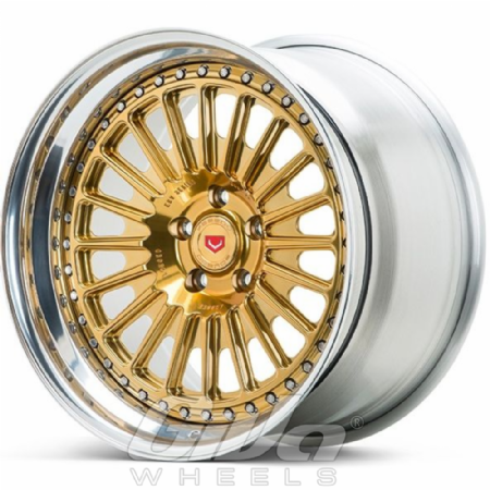 Vossen Wheels ERA-3 Imperial gold with polished lip