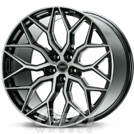 Vossen Wheels HF-2 Black with brushed face