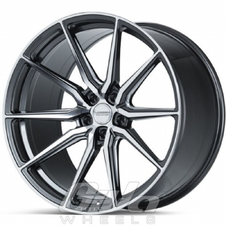 Vossen Wheels HF-3 Graphite with polished face