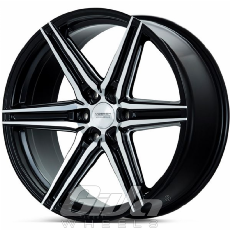 Vossen Wheels HF6-2 Matt black with brushed face