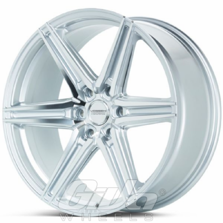 Vossen Wheels HF6-2 Silver with polished face