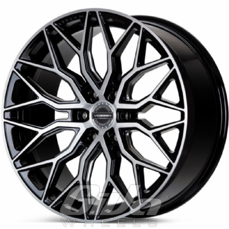 Vossen Wheels HF6-3 Black with brushed face