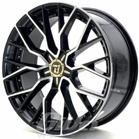 Wolfrace Munich GTR Black with polished face