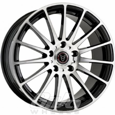 Wolfrace Turismo Black with polished face