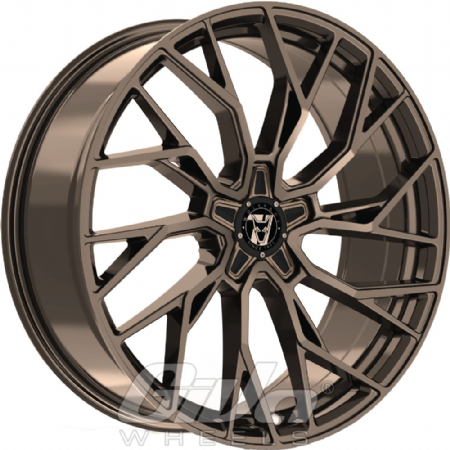 Wolfrace Voodoo Custom Racing bronze with red inserts