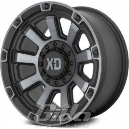 XD Series by KMC XD852 Gauntlet Matt black with grey tint