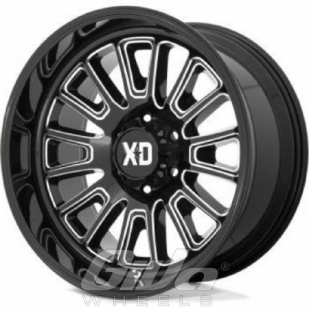 XD Series by KMC XD864 Rover Black with milled accents