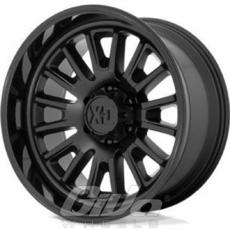 XD Series by KMC XD864 Rover Matt black with gloss black lip