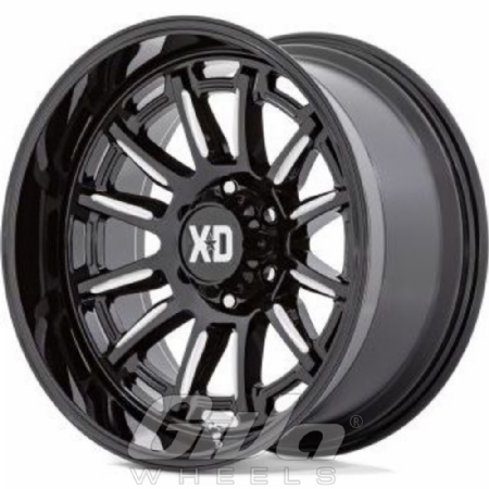 XD Series by KMC XD865 Phoenix Black with milled accents