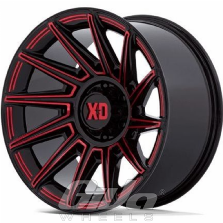 XD Series by KMC XD867 Specter Black with red tint