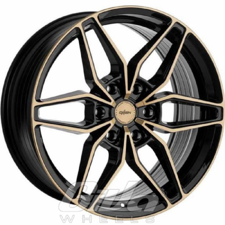 Oxigin Custom 24 Oxroad Flow Forged Black with light gold polished face